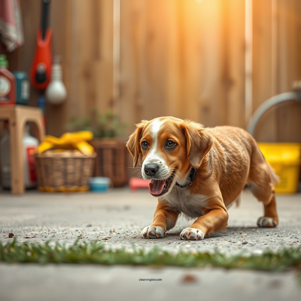 Gather Your Supplies - how to clean dog pee from concrete