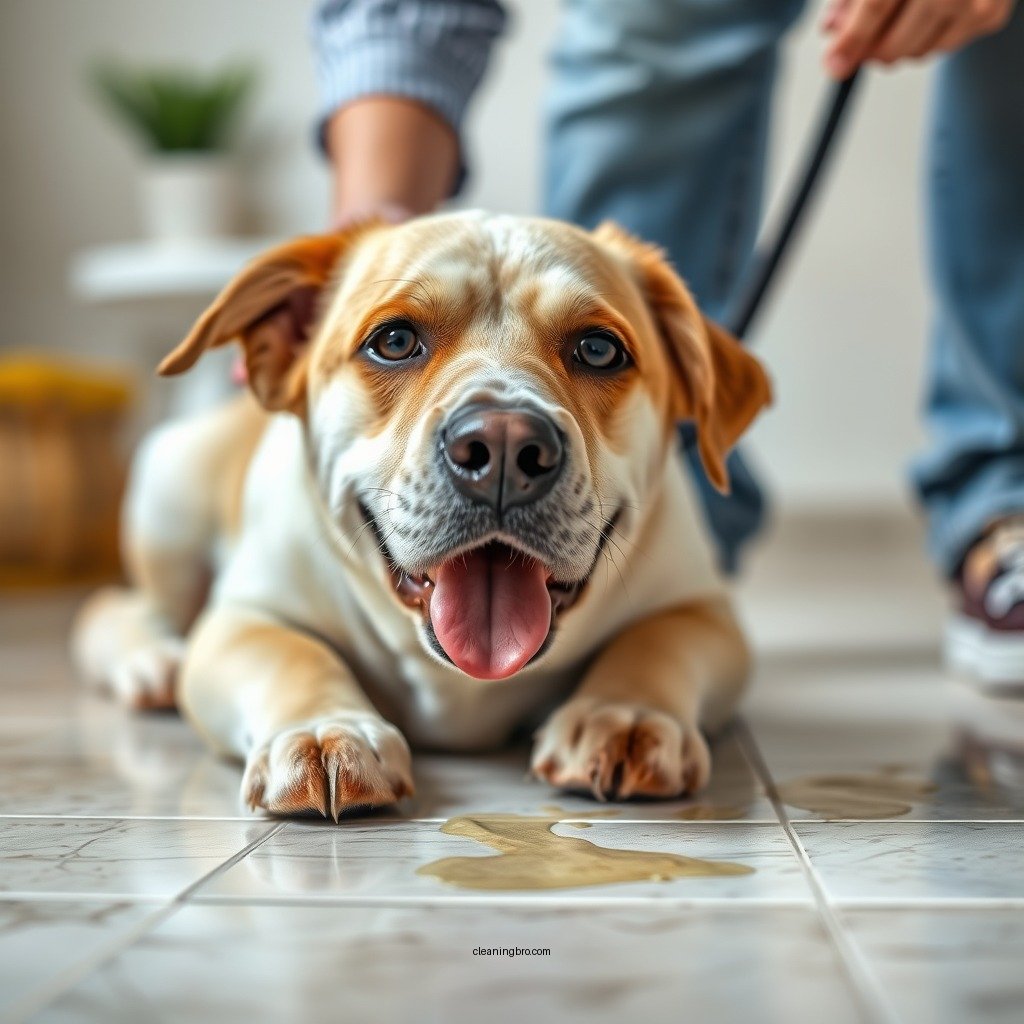 Step-by-Step Cleaning Process - how to clean dog pee from tile floor