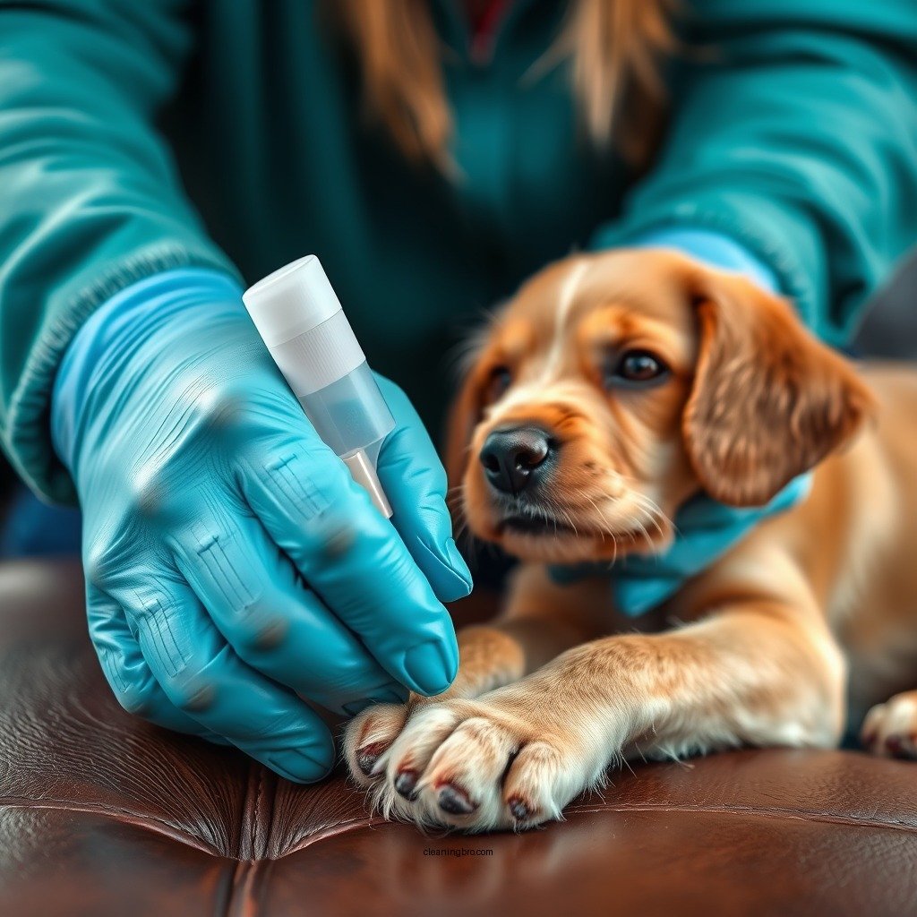 Step-by-Step Cleaning Process - how to clean dog pee off leather couch