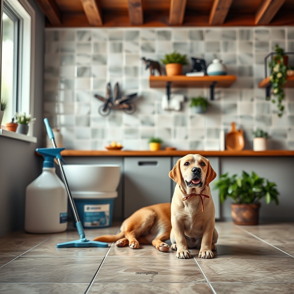 Gather Your Cleaning Supplies - how to clean dog pee off tile floor