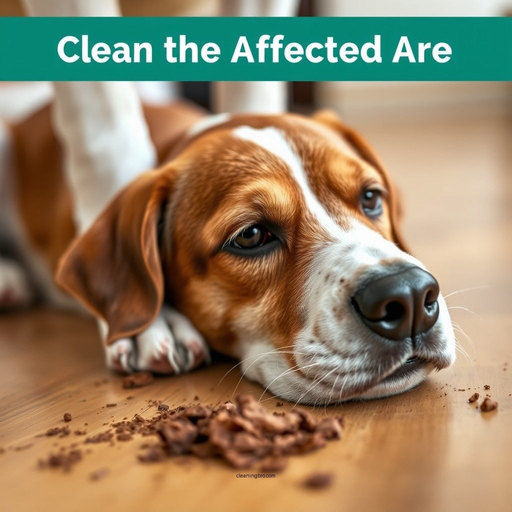 Clean the Affected Area - how to clean dog poop from wood floor