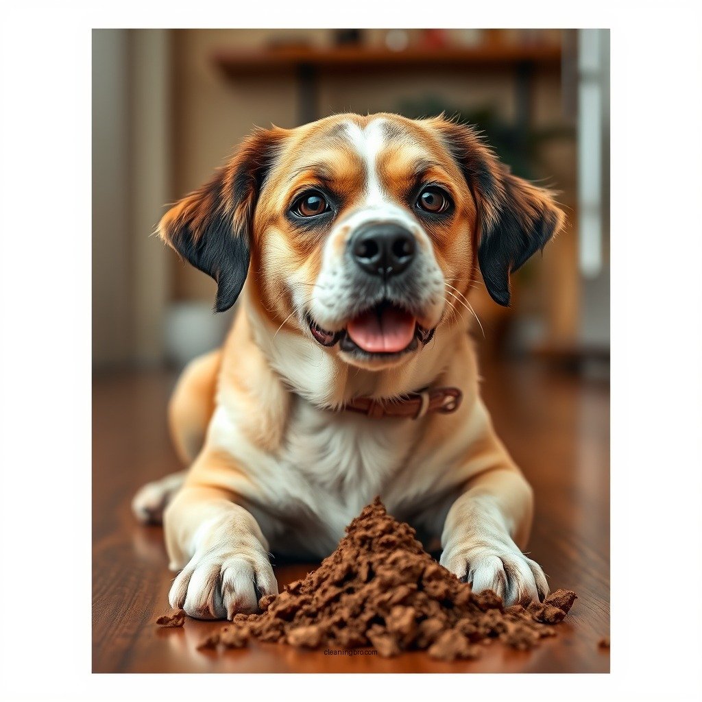 Remove the Solid Waste - how to clean dog poop from wood floor