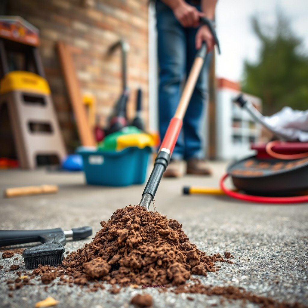 Gather Necessary Tools - how to clean dog poop off concrete