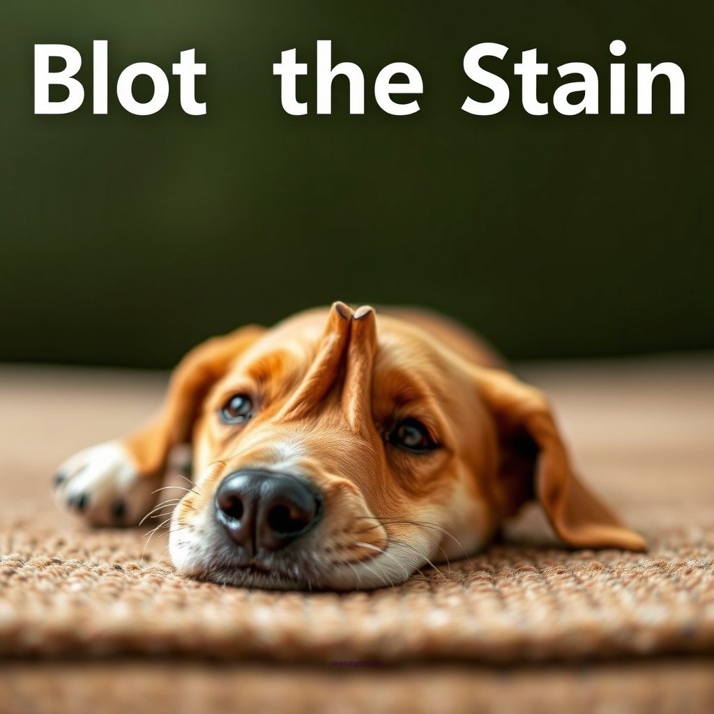 Blot the Stain - how to clean dog poop off couch