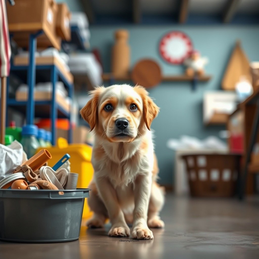 Gather Your Supplies - how to clean dog throw up