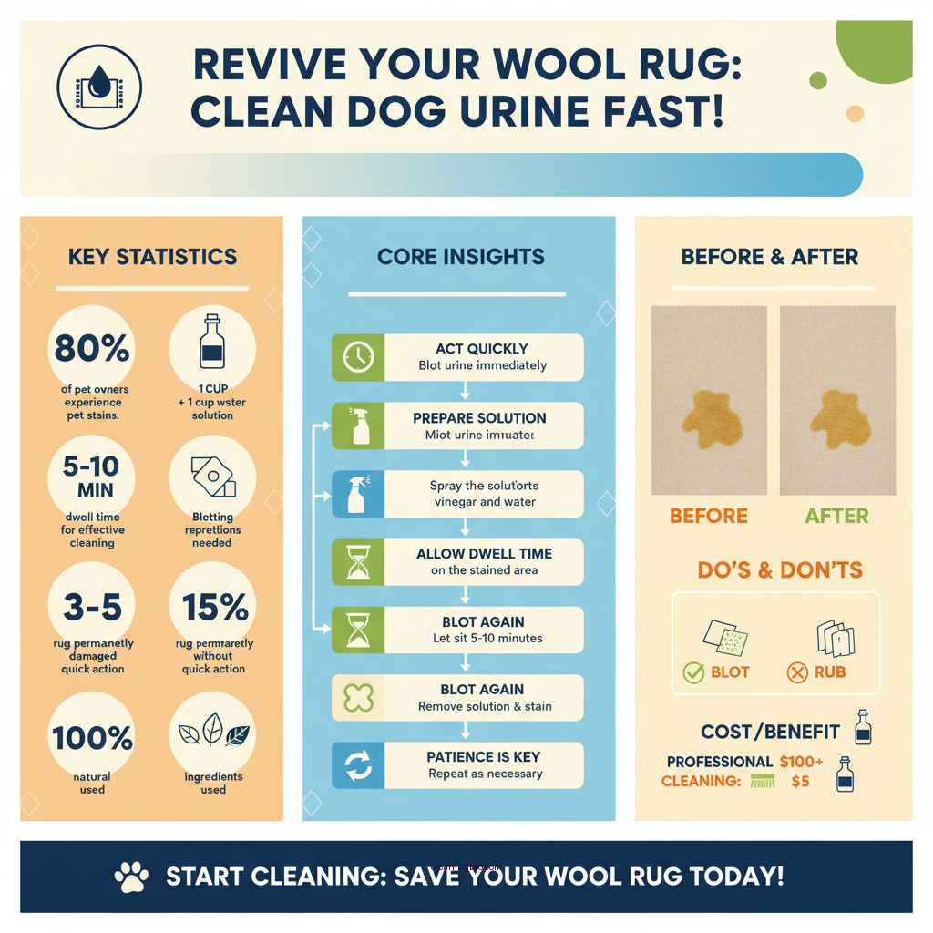 how to clean dog urine from a wool rug - Data Infographic and Statistics