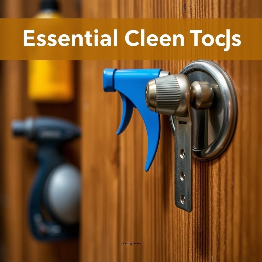Essential Cleaning Tools - how to clean door hardware