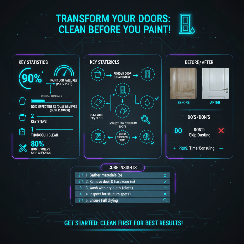 how to clean doors before painting - Data Infographic and Statistics