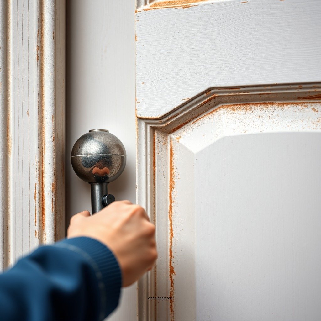 Preparing the Door for Cleaning - how to clean doors