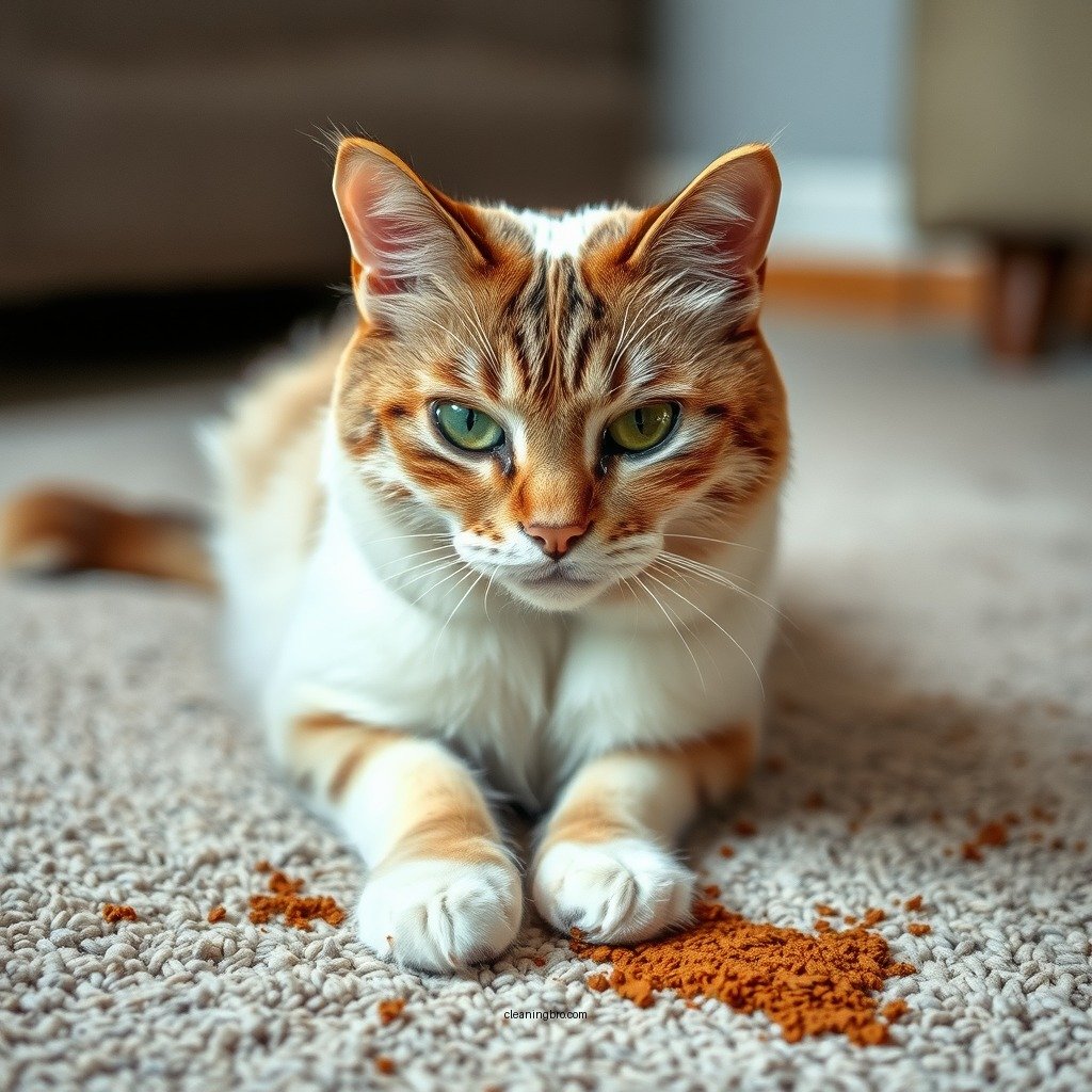 Remove Dried Vomit - how to clean dried cat vomit from carpet