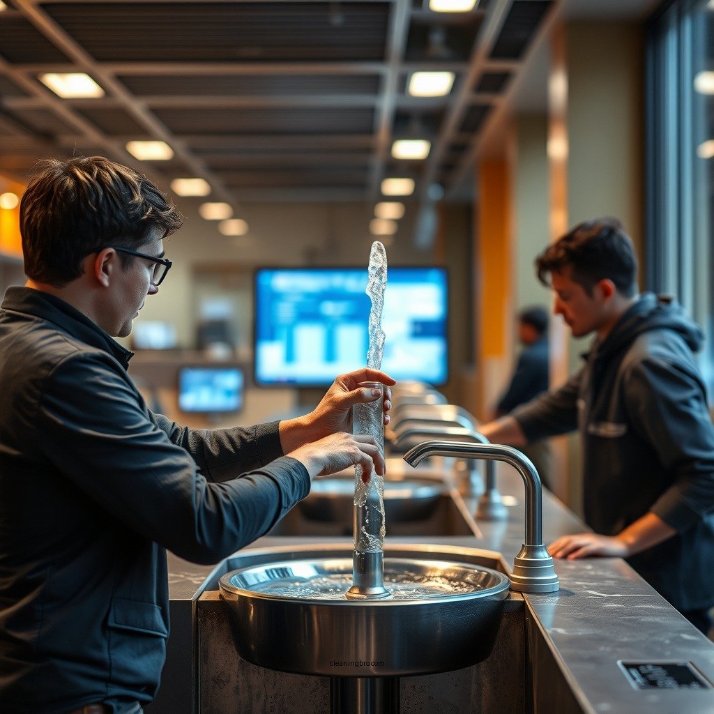 Prepare the Fountain for Cleaning - how to clean drinking fountain