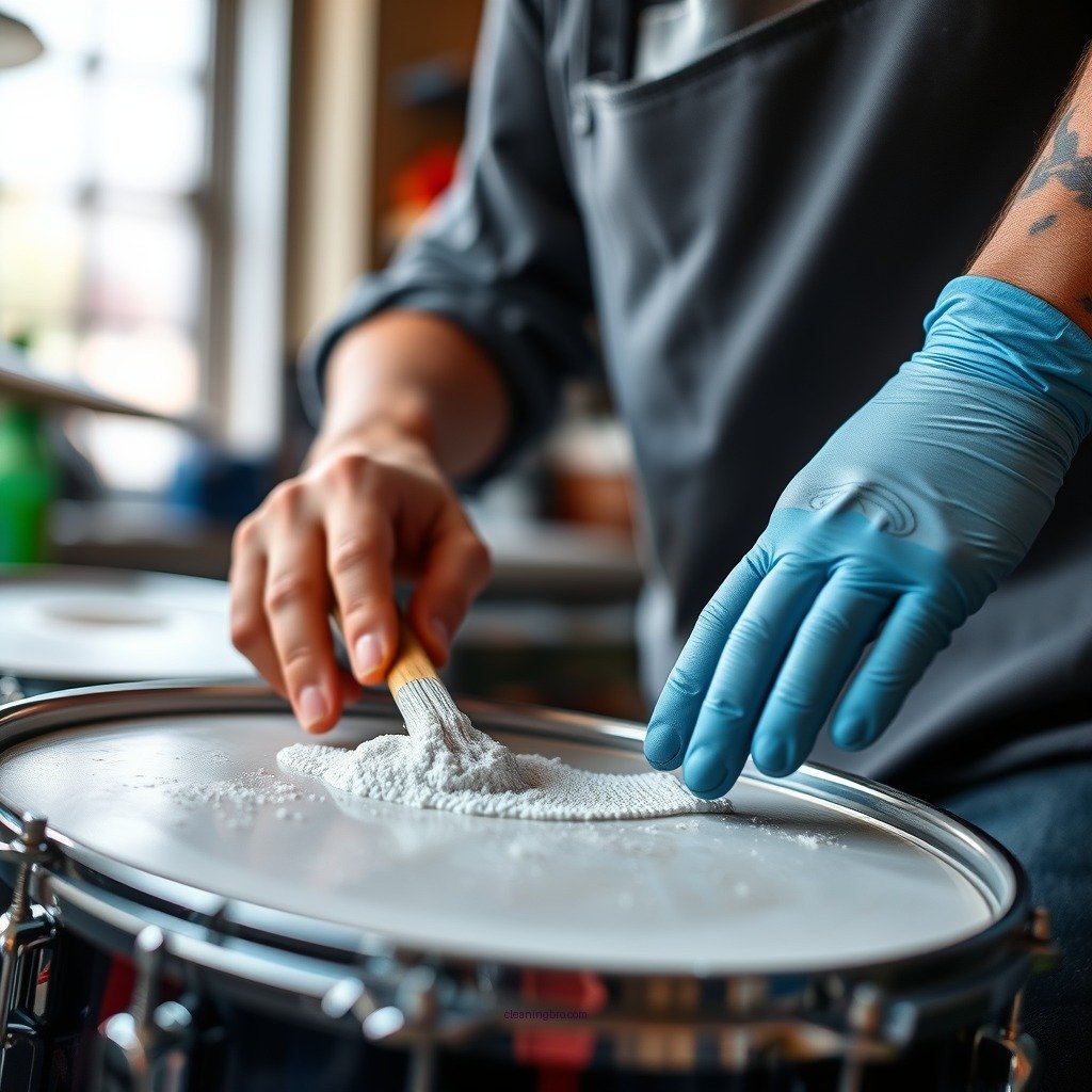 Step-by-Step Cleaning Process - how to clean drum skins
