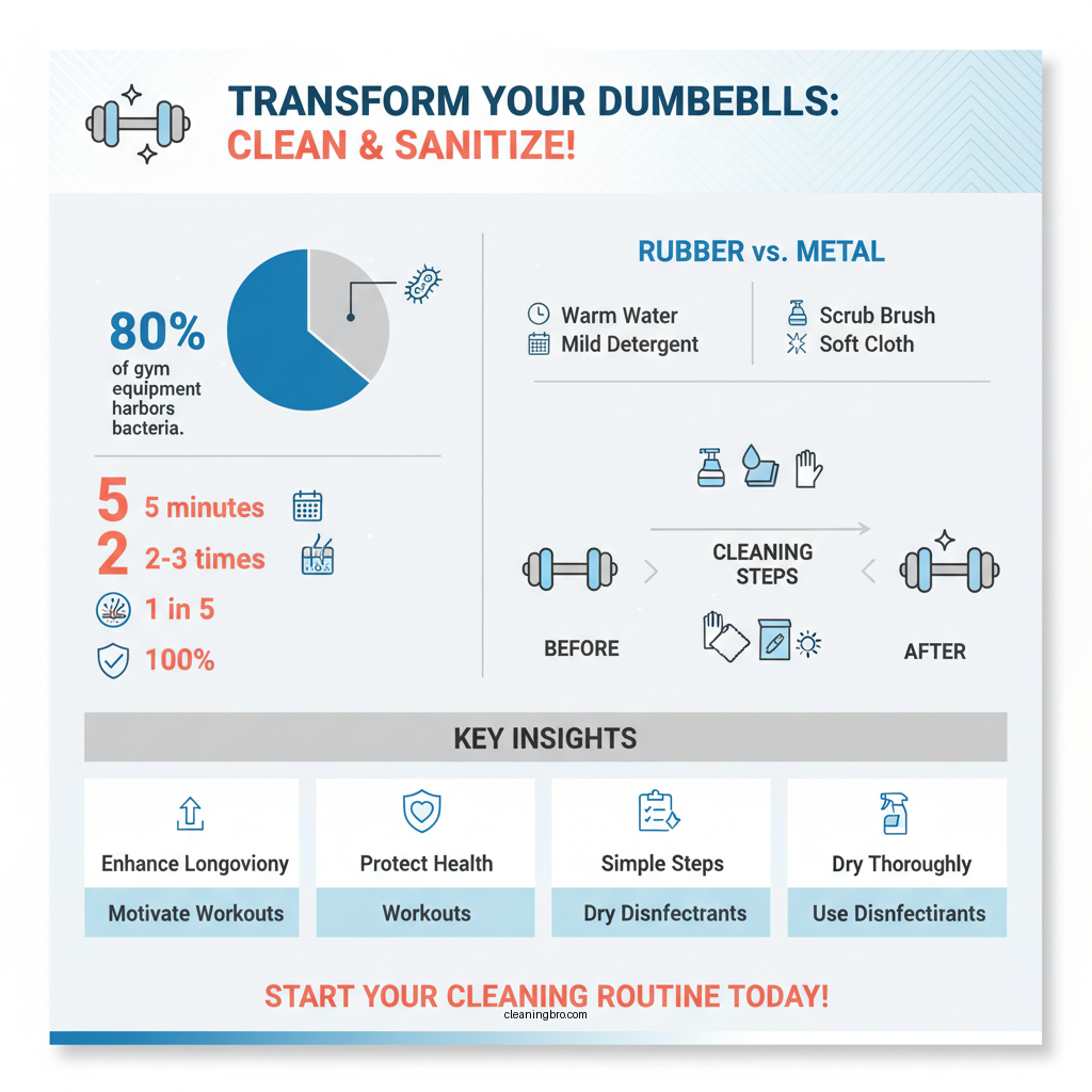 how to clean dumbbells - Data Infographic and Statistics