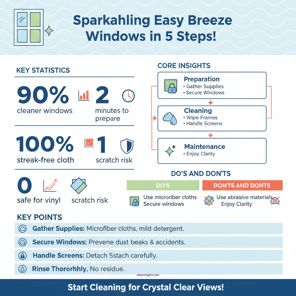 how to clean easy breeze windows - Data Infographic and Statistics