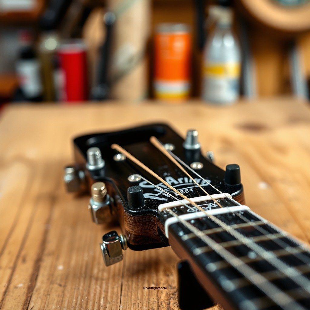 Gather Your Supplies - how to clean ebony fretboard