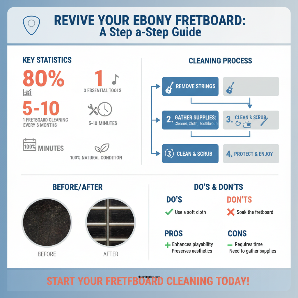 how to clean ebony fretboard - Data Infographic and Statistics
