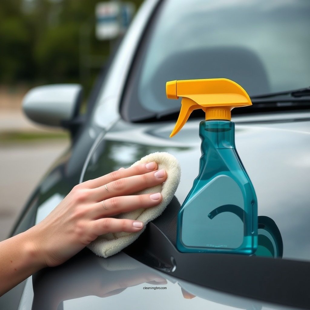 Gather Your Cleaning Supplies - how to clean egg off car