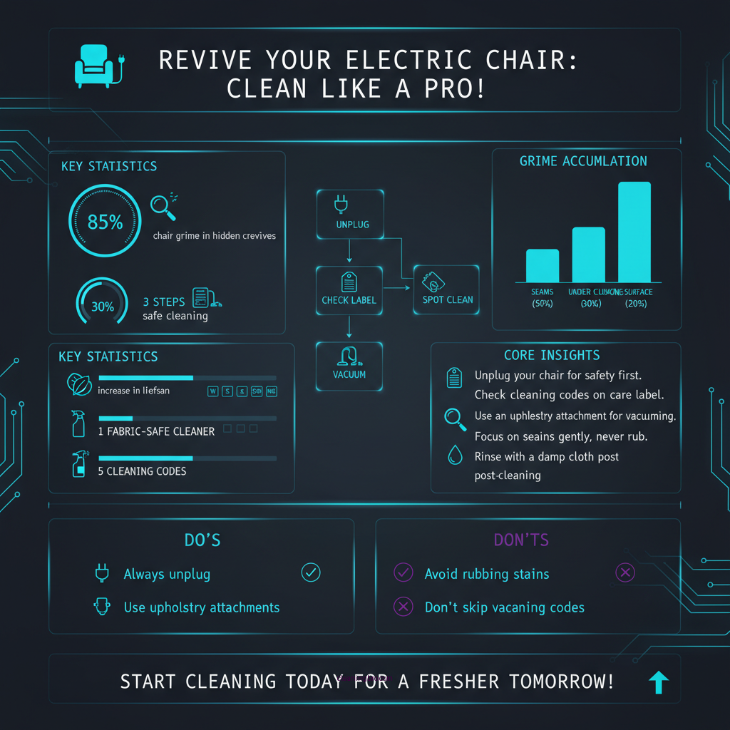 how to clean electric upholstered chair - Data Infographic and Statistics