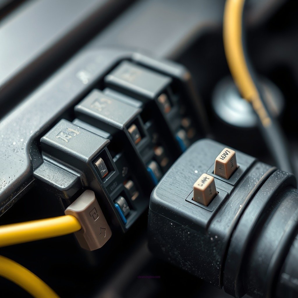 Identify the Electrical Connections - how to clean electrical connections on a car
