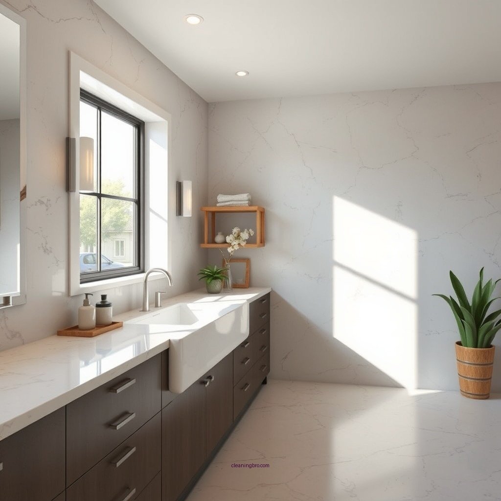 Understanding Engineered Stone - how to clean engineered stone vanity top