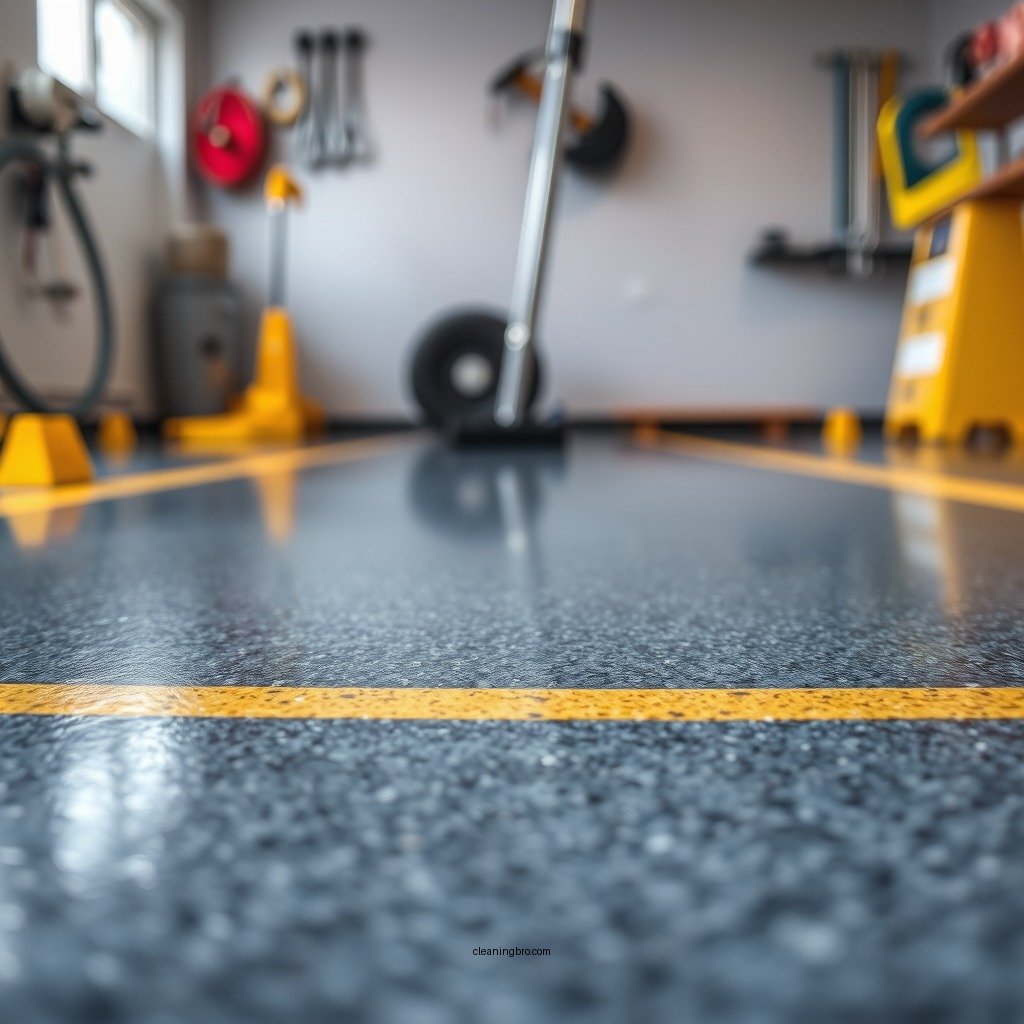 Preparing the Floor for Cleaning - how to clean epoxy coated garage floors
