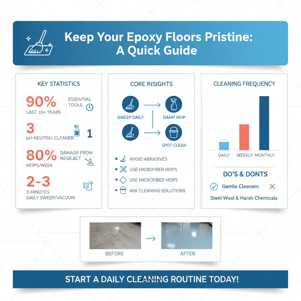 how to clean epoxy floors - Data Infographic and Statistics