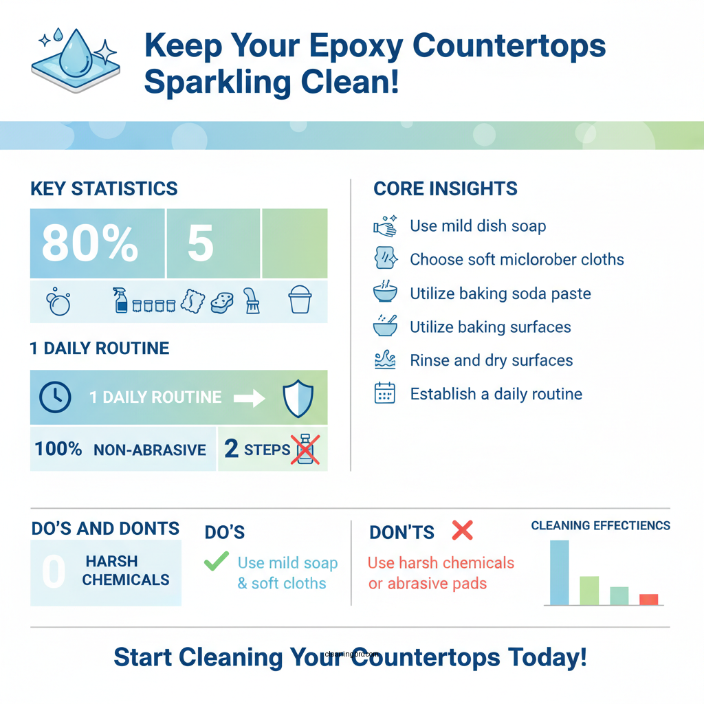 how to clean epoxy resin countertops - Data Infographic and Statistics