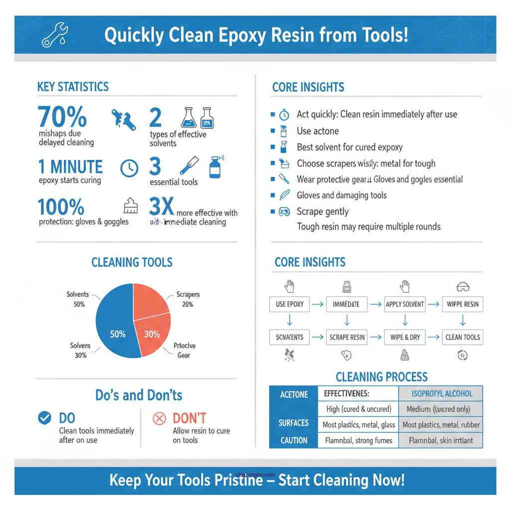 how to clean epoxy resin off tools - Data Infographic and Statistics