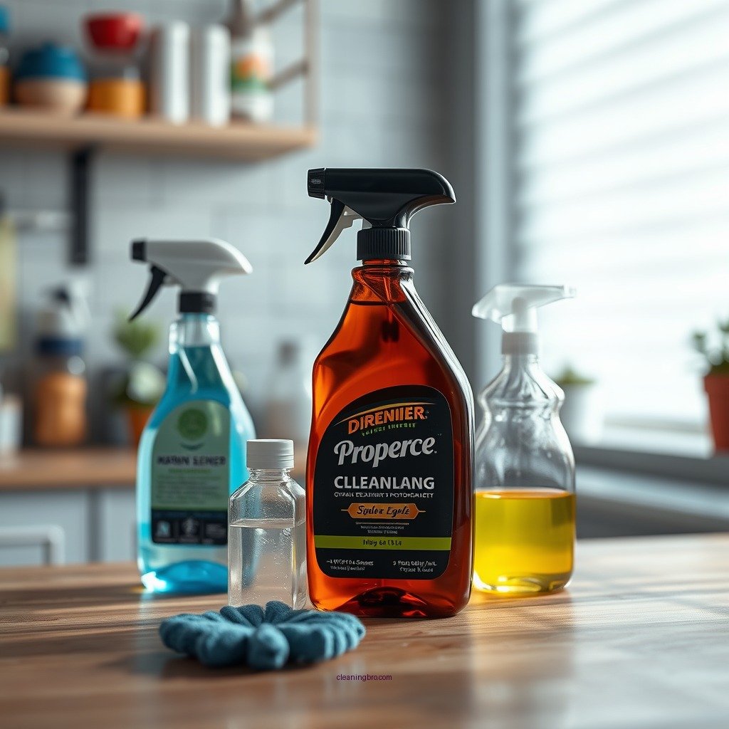 Essential Cleaning Supplies - how to clean epoxy table top