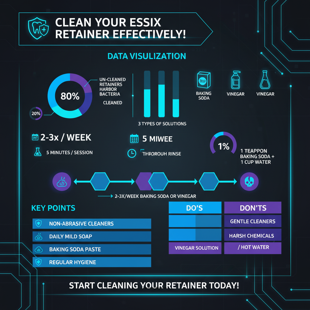 how to clean essix retainer with fake tooth - Data Infographic and Statistics