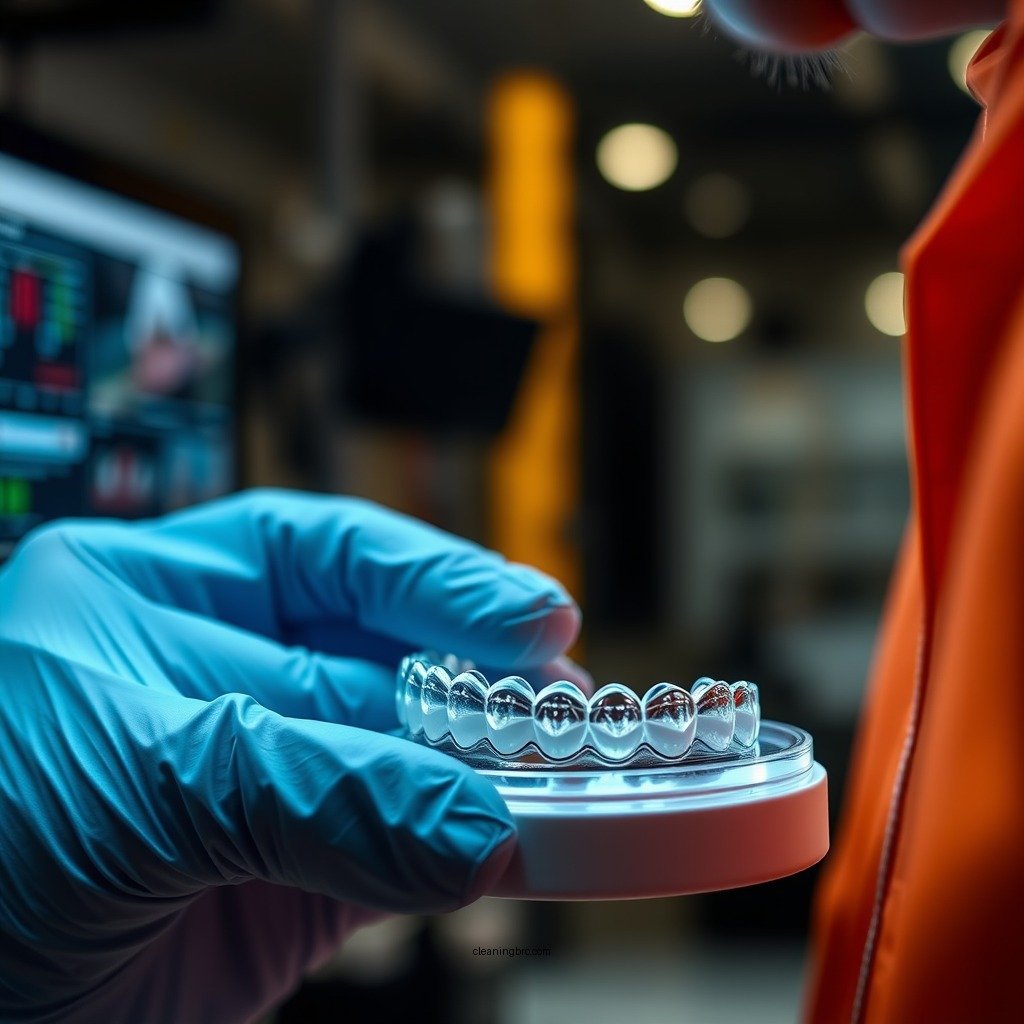 Step-by-Step Cleaning Process - how to clean essix retainer with fake tooth