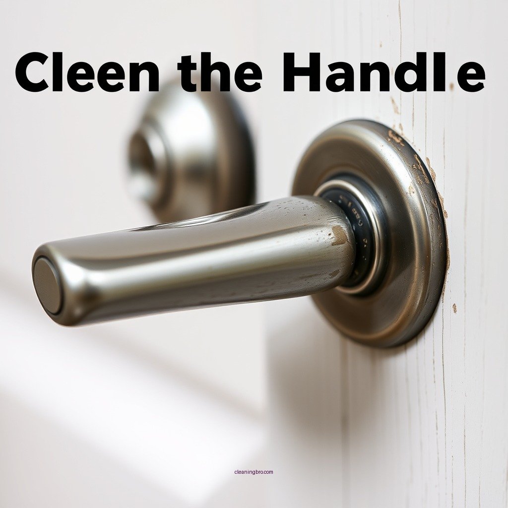 Clean the Handle Thoroughly - how to clean exterior door handle