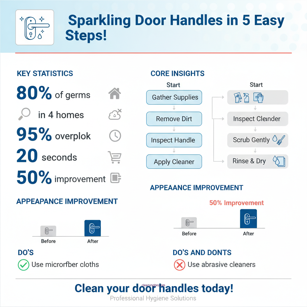 how to clean exterior door handle - Data Infographic and Statistics