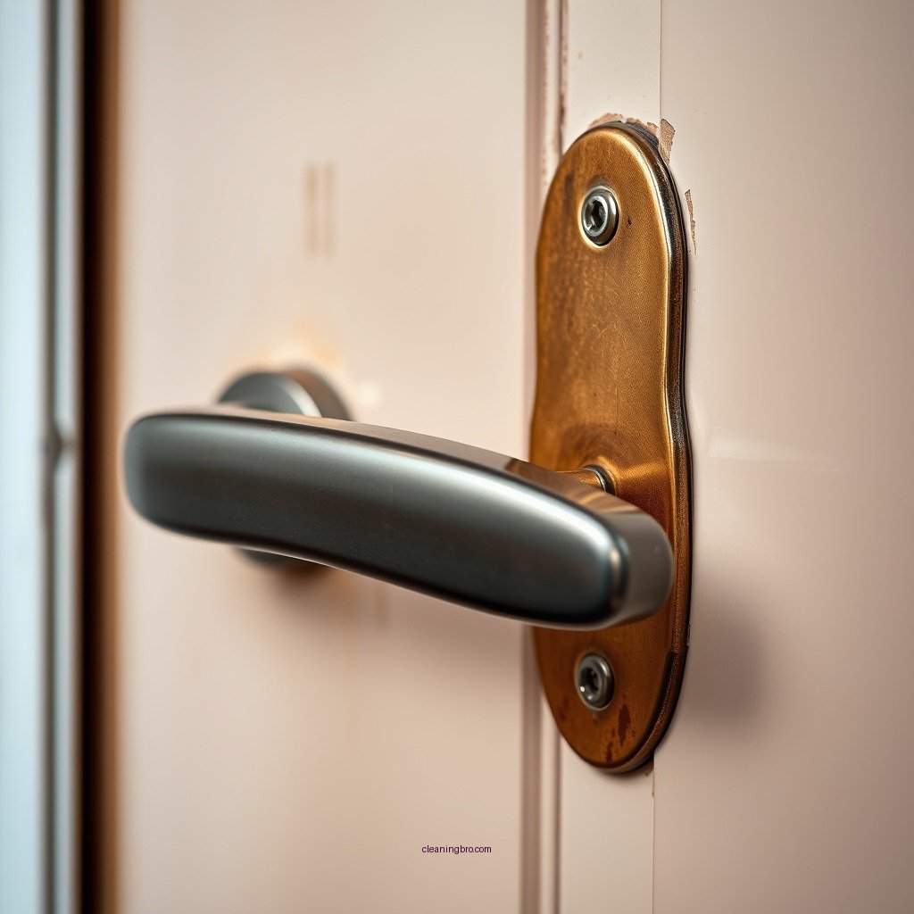 Prepare the Door Handle for Cleaning - how to clean exterior door handle