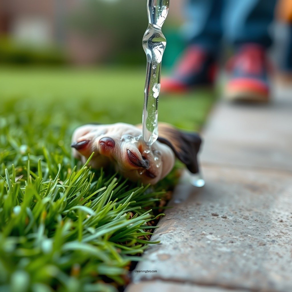 Rinsing the Turf - how to clean fake grass for dogs
