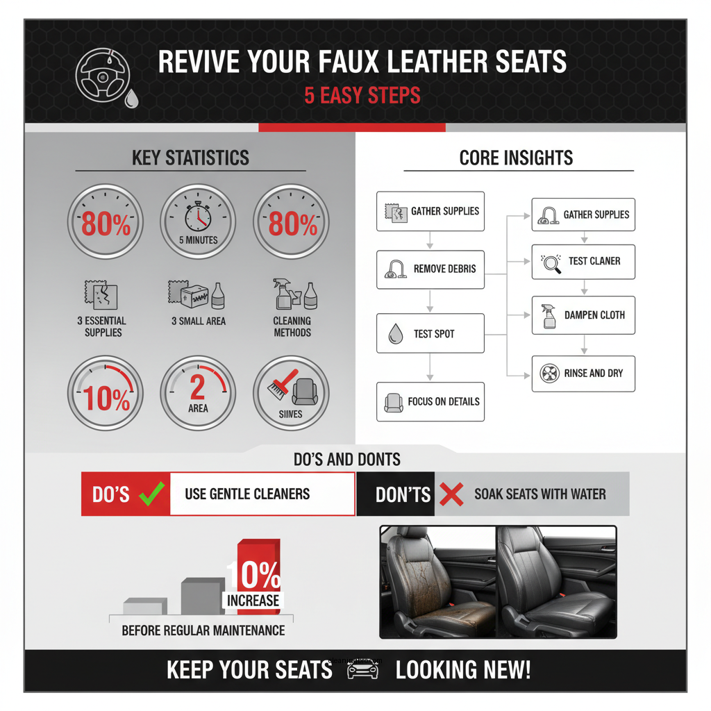 how to clean fake leather car seats - Data Infographic and Statistics