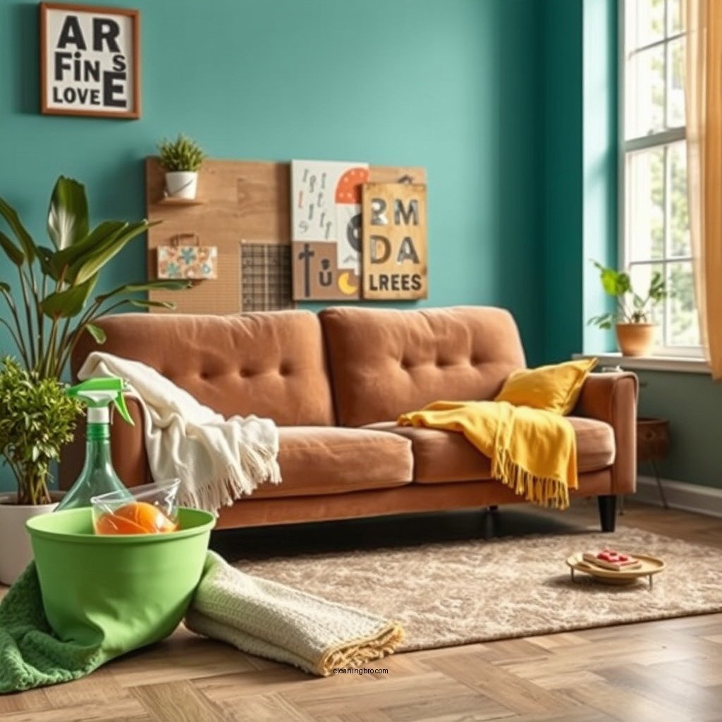 Essential Cleaning Supplies - how to clean fake suede couch