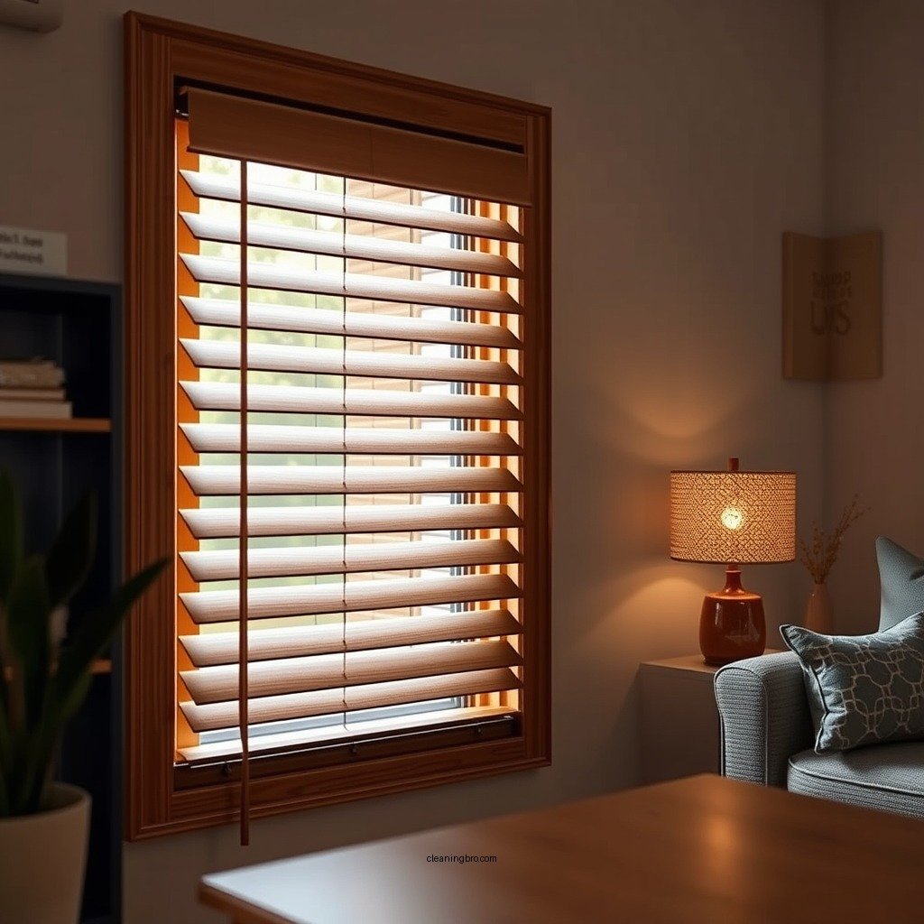 Dusting Your Blinds - how to clean fake wood blinds