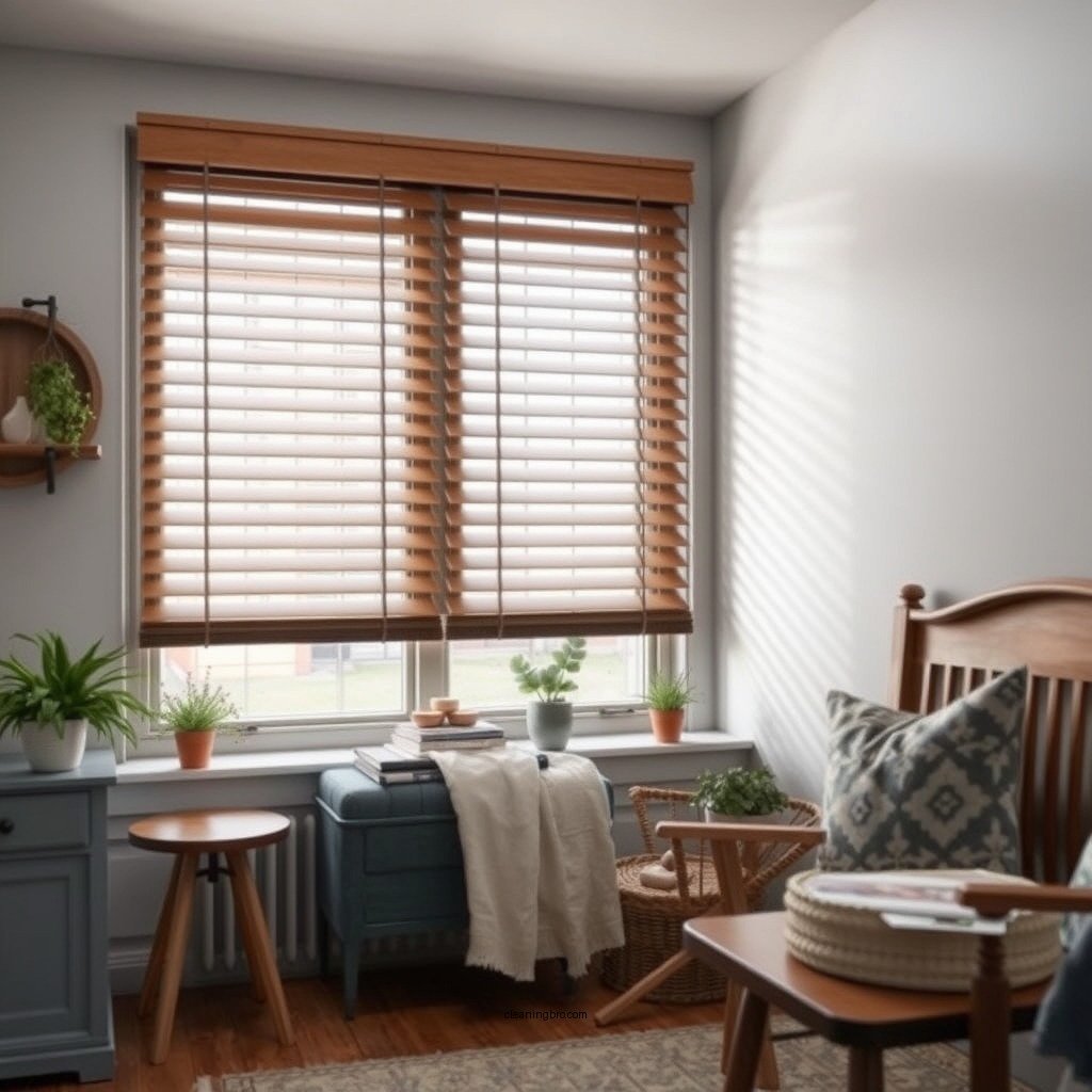 Gather Your Cleaning Supplies - how to clean fake wood blinds