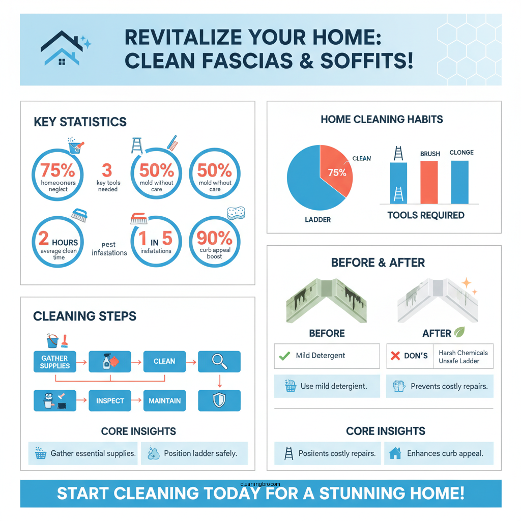 how to clean fascias and soffits - Data Infographic and Statistics