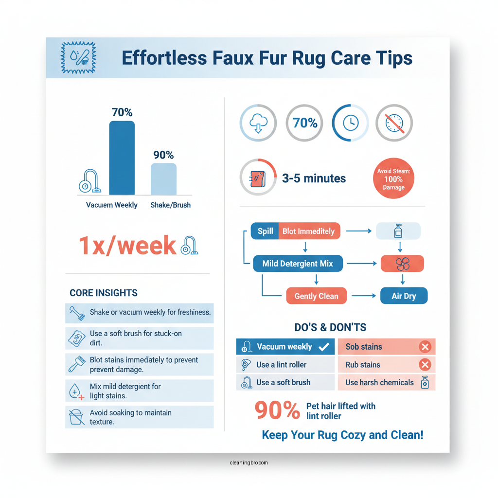 how to clean faux fur rug - Data Infographic and Statistics