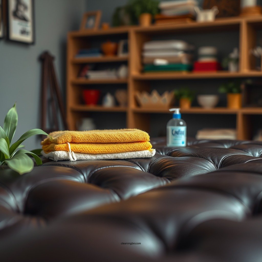 Basic Cleaning Supplies - how to clean faux leather couch