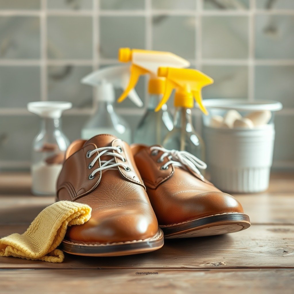 Gather Your Cleaning Supplies - how to clean faux leather shoes