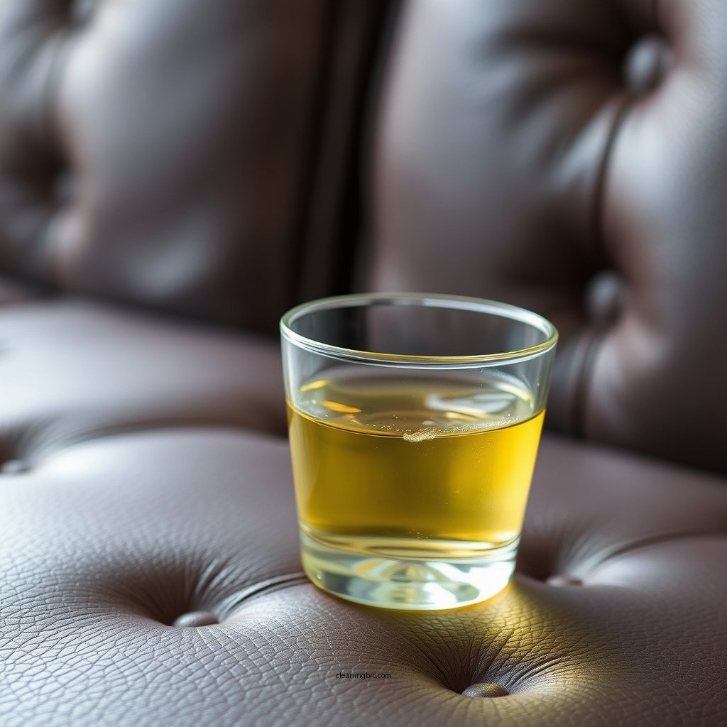 Prepare a Cleaning Solution - how to clean faux leather sofa