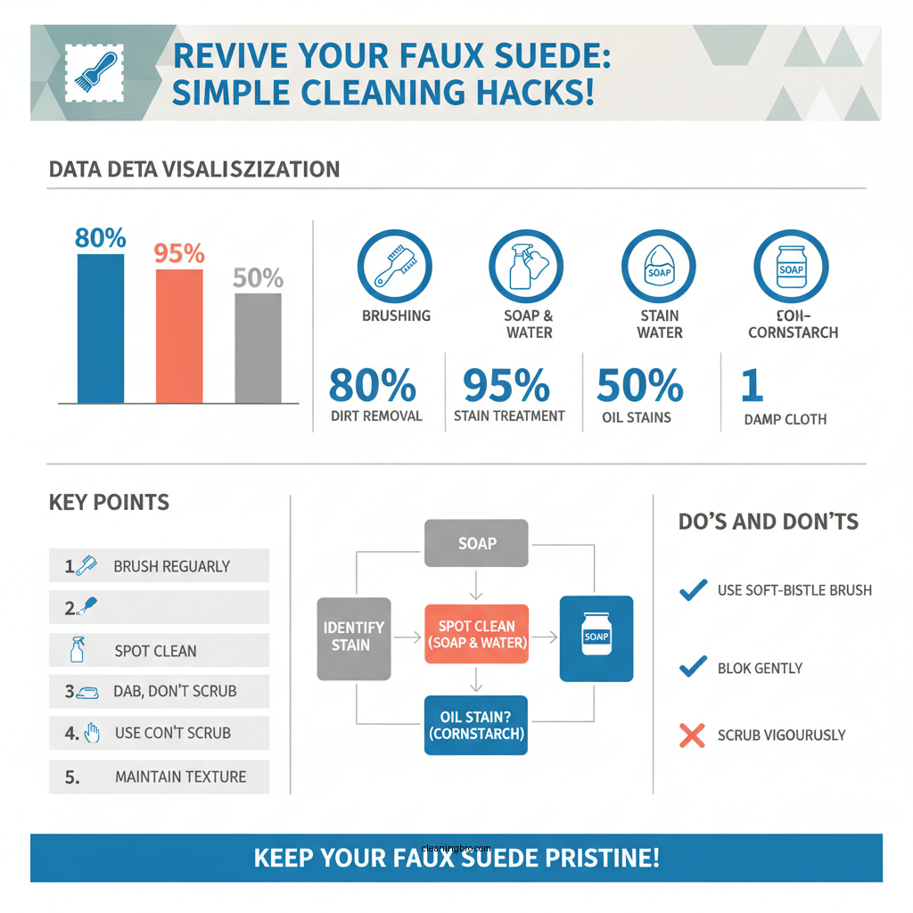 how to clean faux suede - Data Infographic and Statistics