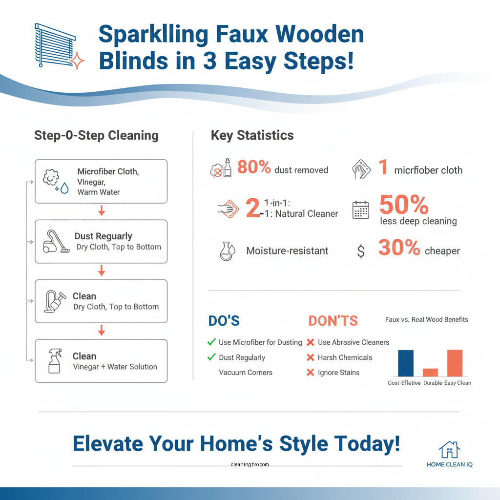 how to clean faux wooden blinds - Data Infographic and Statistics