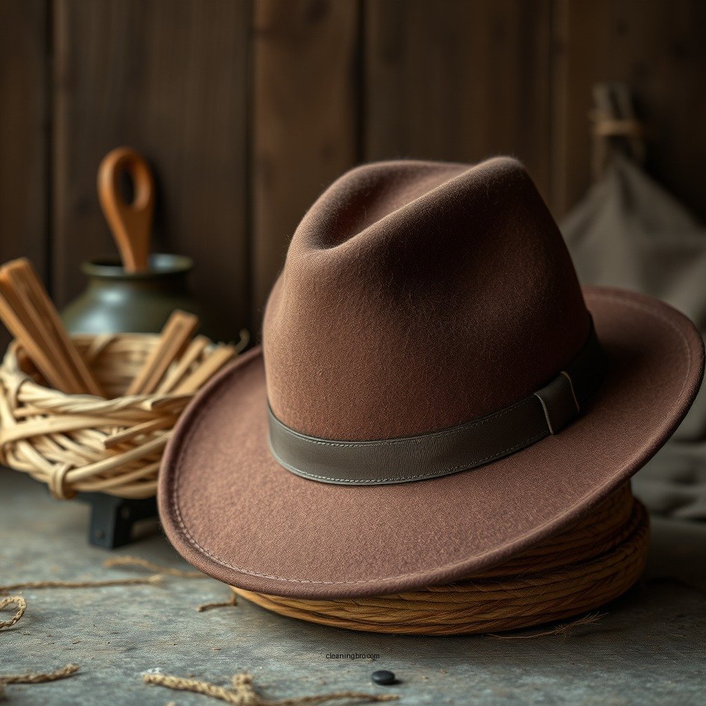 Gathering Necessary Supplies - how to clean felt hat