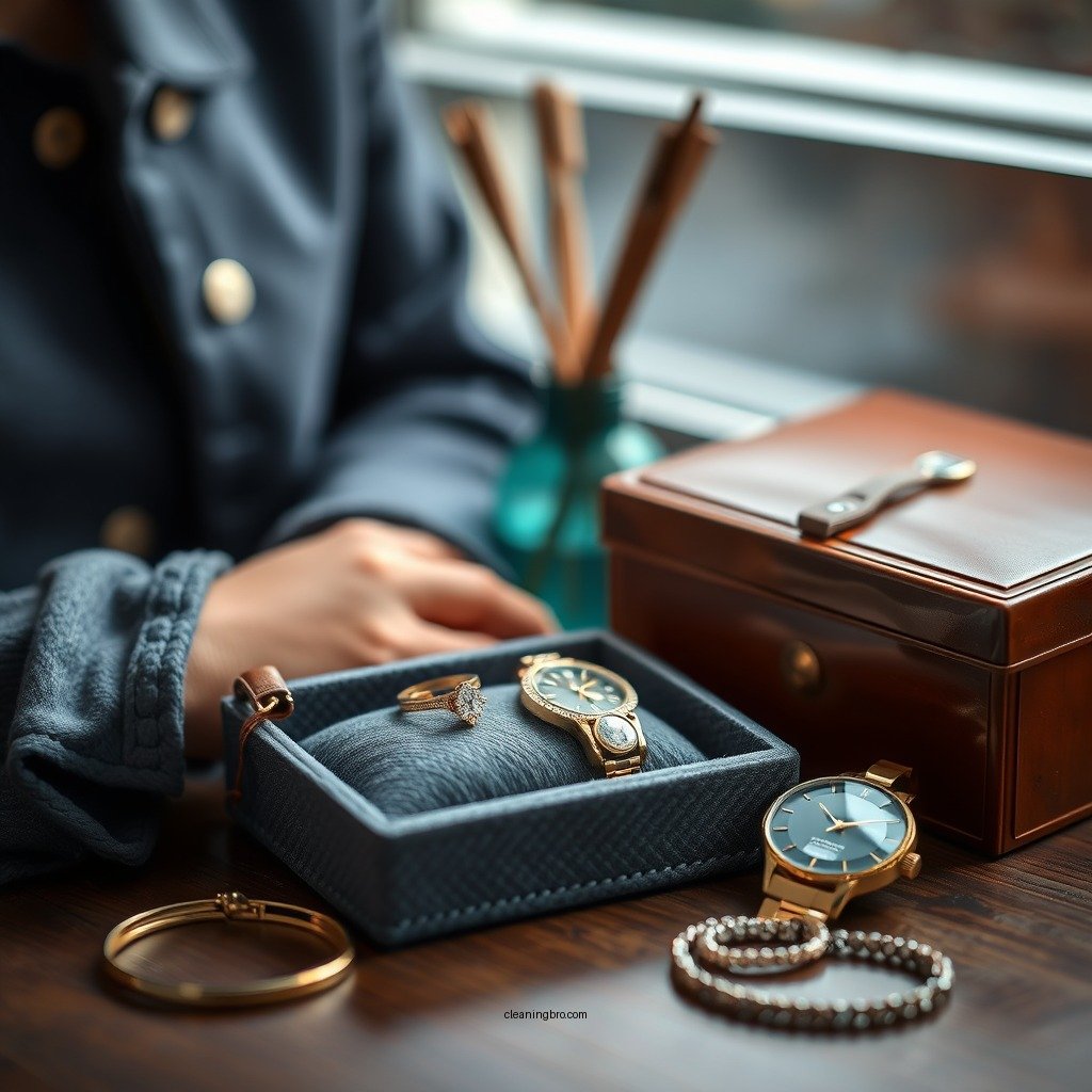 Gather Your Cleaning Supplies - how to clean felt jewelry box