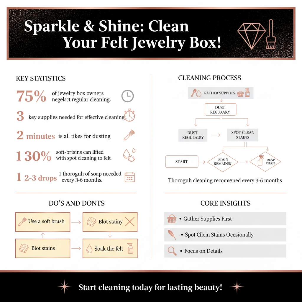 how to clean felt jewelry box - Data Infographic and Statistics