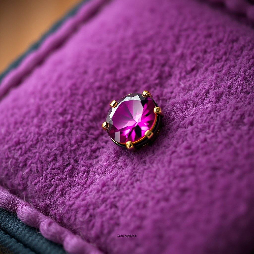 Spot Cleaning Stains - how to clean felt jewelry box